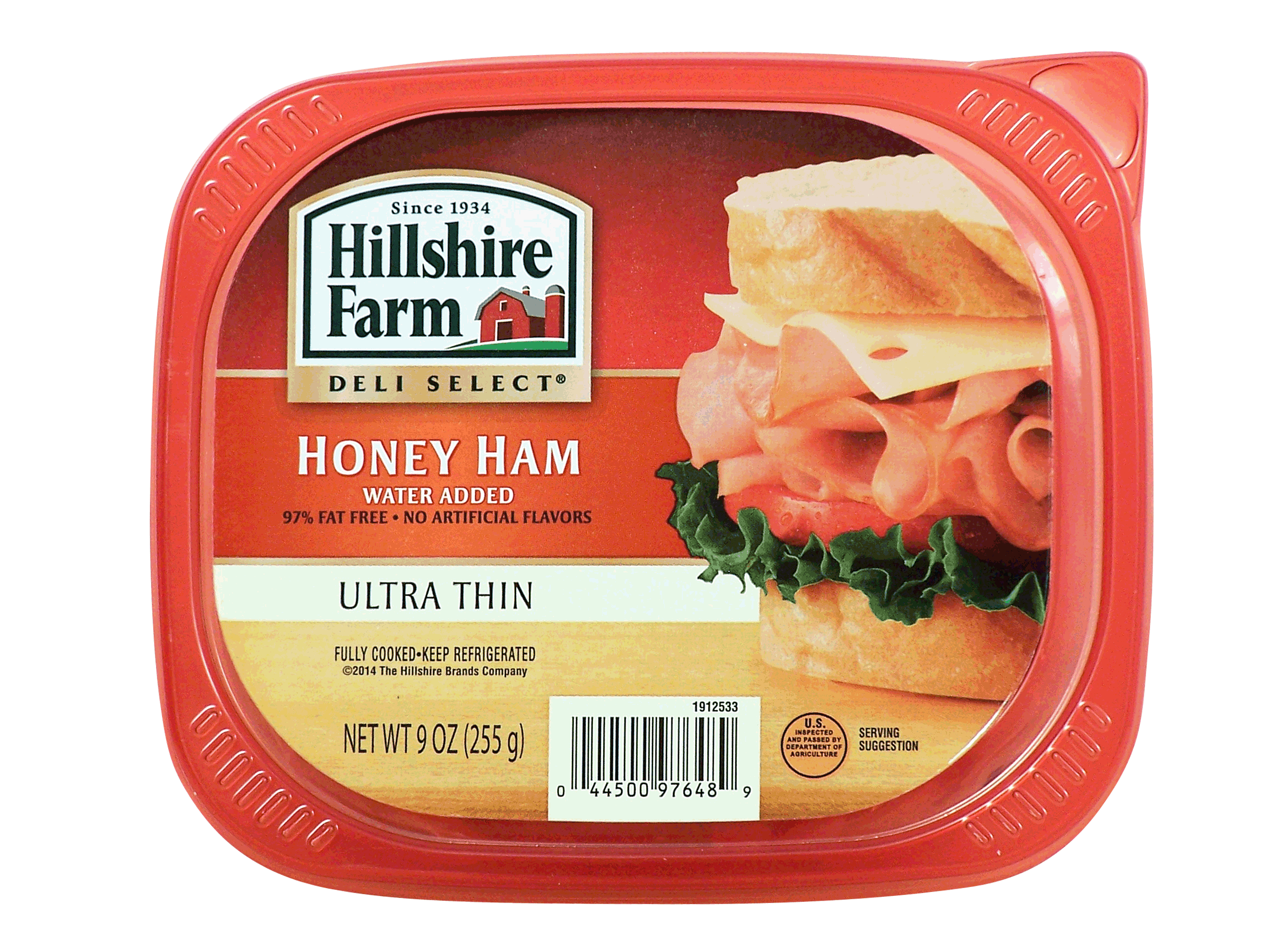 Hillshire Farm Deli Select honey ham, ultra thin Full-Size Picture